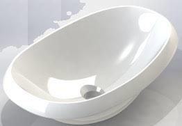 LAV SOBRECUBIERTA SREB ELIPSIS BLANCO (LV ELIPSIS) SANIVEX