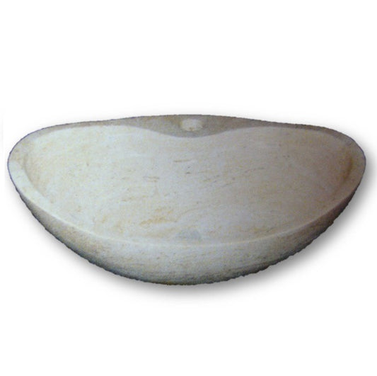 LAVABO AMALFI MARMOL CLARO P/MONOMANDO