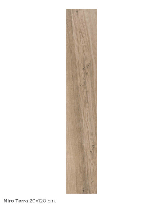 DUELA MIRO TERRA 20X120 1.68 M2/CJA (PS1MI-TR) INTERCASA