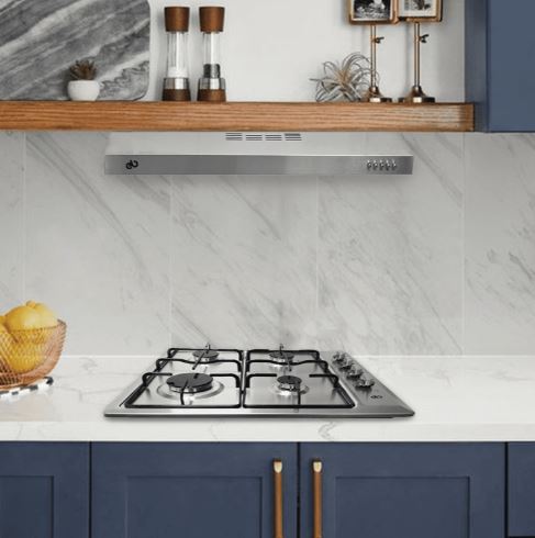 PARRILLA 60CM 4 QUEMADORES ARAÑAS ACERO ESMALTADO (EB-455) EB