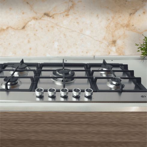 PARRILLA 90CM 5 QUEMADORES ARAÑA DE HIERRO FUNDIDO (EB-482) EB TECNICA