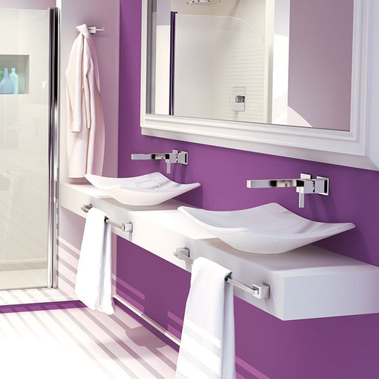 MONOMANDO DE LAV A PARED KUBIKA CTRA PUSH SREB (EP-3005) HELVEX