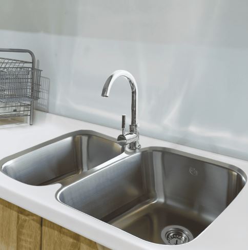 FREGADERO ALESSIA SUBM 81X52 C-18 A/SATINADO (A31209AL) EB TECNICA