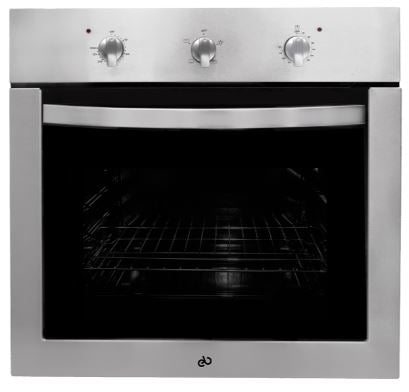 HORNO ELECTRICO 60 CM 127 VOLTS 3 FUNC. ACERO INOX Y CRISTAL (EB-525) EB TECNICA