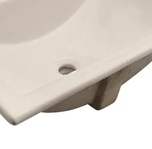 LAVABO MARCUS MARFIL SOBRECUBIERTA (LV-3-M) SANIVEX