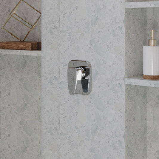 MONOMANDO DE REGADERA SIN DESVIADOR, PIAZZA CR (PIA-200) HELVEX