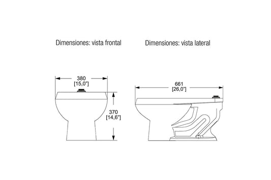 TAZA NAO P/FLUX. BLANCO TRAMP/EXP (TZF-1) SANIVEX