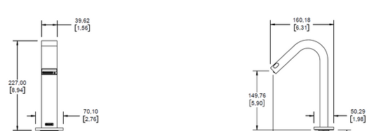 LLAVE ELECTR SENSOR Y DOSIFICADOR JAB CR (TV-002) HELVEX