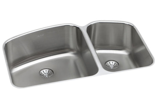 FREGADERO LINEA TRADICIONAL SUBMONTAR CALIBRE 18 MEDIDAS 83.2 X53.3 CM (ELUH-31229RPD) ELKAY