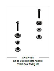 KIT DE SUJECION PARA ASIENTO AT-4 (SX-SF-785) HELVEX