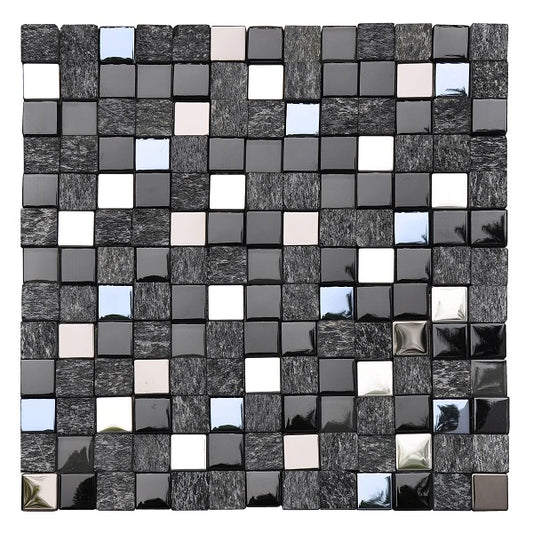 MALLA CUBIK BLACK (30X30)INTERMATEX