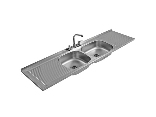 TARJA ACERO INOX 188X50CM (CAC-123) EB TEC