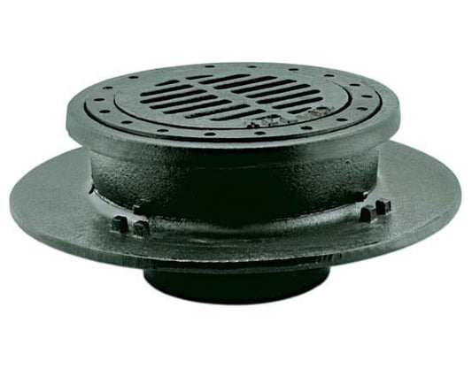 COLADERA DE REJILLA REDONDA CON CANASTILLA / CONX TUBO 102 MM (5424) HELVEX