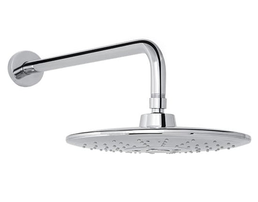 REGADERA REDONDA DE PLATO ANCHO 10 (25 CM), 3 TIPOS DE CHORRO / BRZ Y CHAP (H-3302) HELVEX