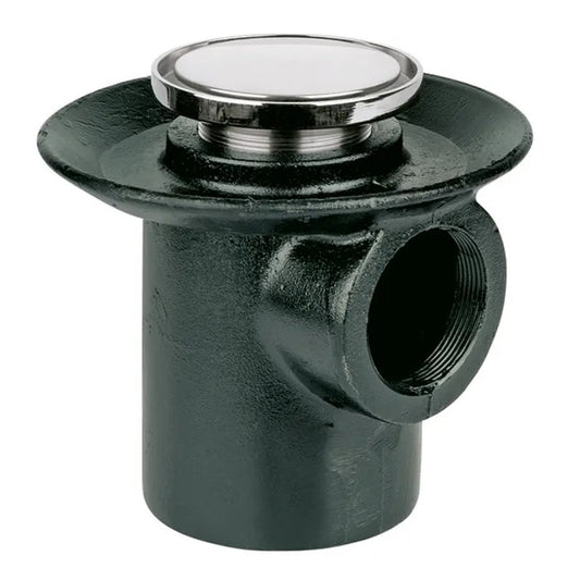 COLADERA P/PISO REDONDA C/DESAGUE (24-HL)HELVEX