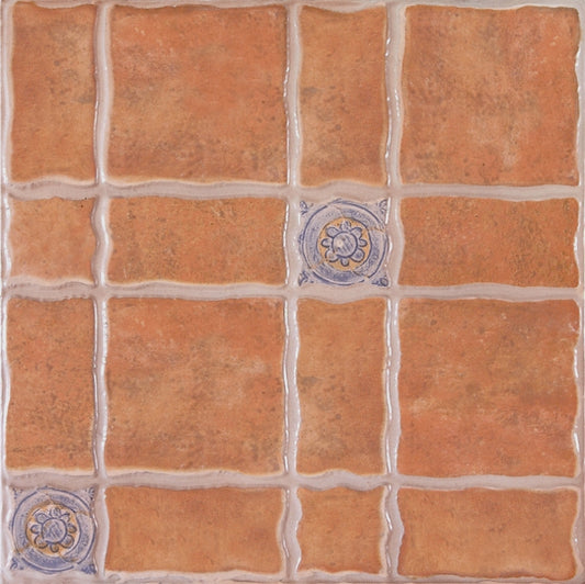 PISO SOLARIS ROJO 45X45 1A (1.62MT2) VITROMEX