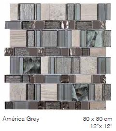 MALLA AMERICA GREY 30X30 CM (M-AMERGREY) INTERMATEX