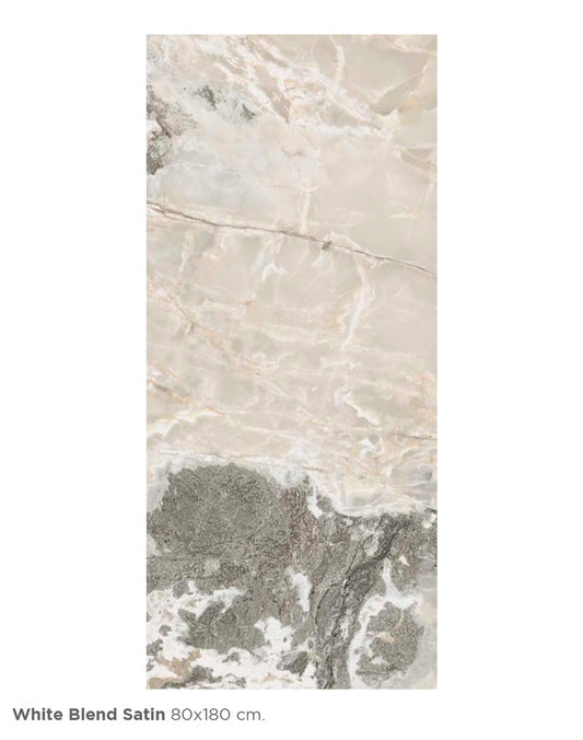 LOSETA WHITE BLEND SATIN 80X180 M2/CJ (FL1WB-ST) INTERCASA