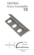 TIRATRIM ACERO INOX 10MM 2.5MTL (TAI10PB) PLASTITRIM