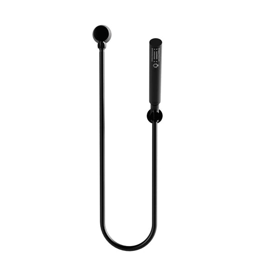 REGADERA MANUAL CON SOPORTE MOVIBLE DOS TIPOS DE CHORRO ACABADO EBANO (RM-30-EB)