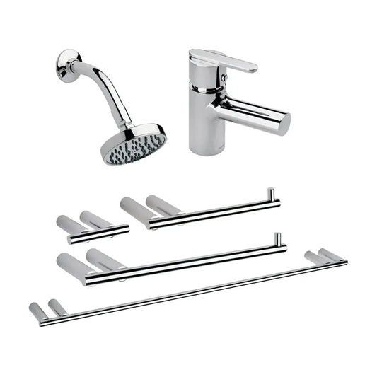 PAQUETE EXPLORA 6 PZAS CROMO (EXPLORA) HELVEX