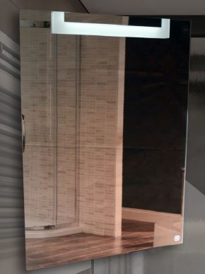 ESPEJO LUJO VETICAL LUZ TACTO 96X66  (L-1053 VERT) CLARO ESPEJO