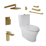 PAQUETE DUNA CUBICA DORADO 8 PZAS (DUNA-RIVOLI P) HELVEX