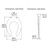 ASIENTO P FLUX ANTIBAC (AF-2) SANIVEX