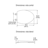 ASIENTO CIERRE LENT ELONG ENVOL ANTIBAC B (AT-5) SANIVEX