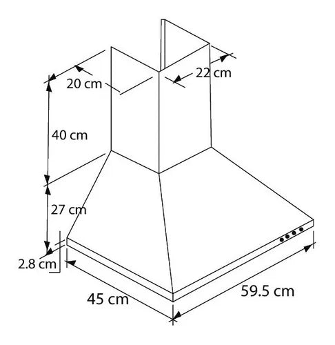 CAMPANA 60 CM (EB-329A) BERMES