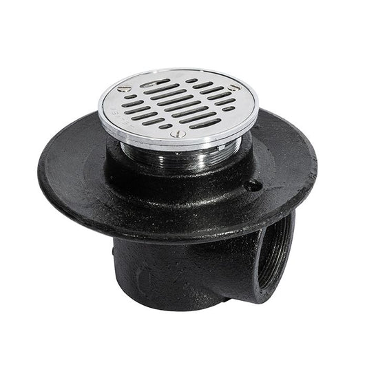 COLADERA REDONDA REJILLA ALTURA 4" (22) HELVEX