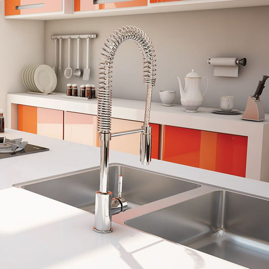 MONOMANDO P/FREGADERO FLEX.(E-305)HELVEX