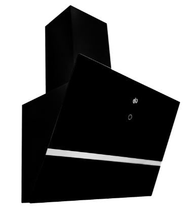CAMPANA DE PARED COLOR NEGRO 60CM PURIF/EXTRAC (EB-332) EB TEC