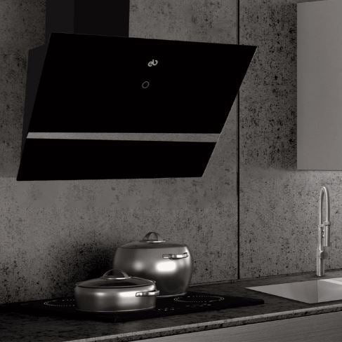 CAMPANA DE PARED COLOR NEGRO 60CM PURIF/EXTRAC (EB-332) EB TEC