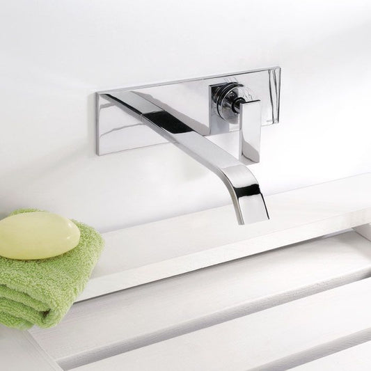 MONOMANDO LAV A PARED VERTIKA CTRA PUSH SREB (EP-3007) HELVEX