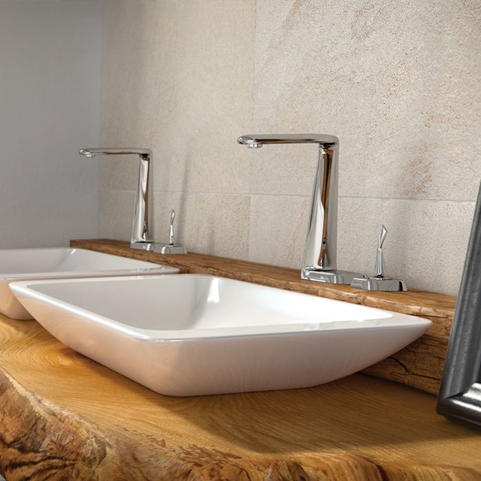 MONOMANDO DE LAVABO ALTO PIURA / CONT. PUSH (PIU-101) HELVEX