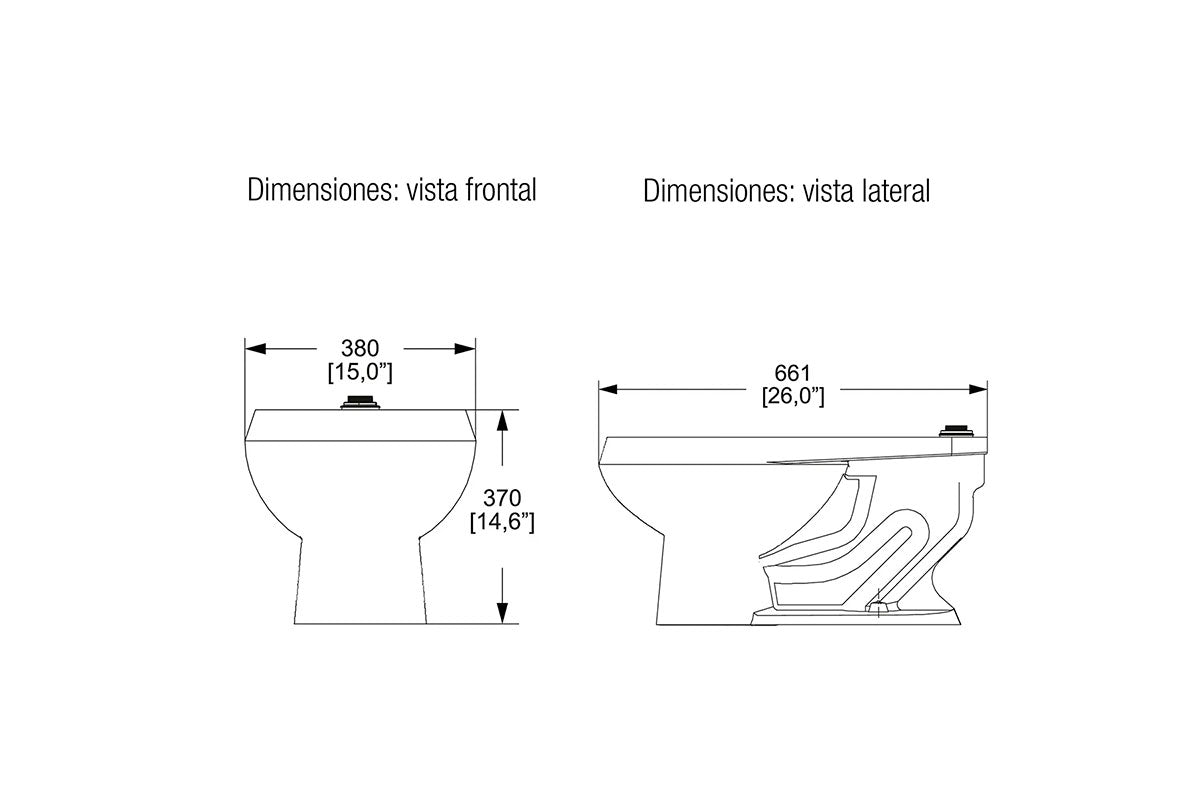 TAZA NAO P/FLUX. BLANCO  (TZF-1) SANIVEX