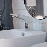 LLAVE DE LAVABO ELECTRONICA DE SENSOR DE BATERIAS FORZA (TV-304) HELVEX