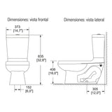 WC BOLMEN 16 ELONG  4.8L BCO (WC BOLMEN16) SANIVEX