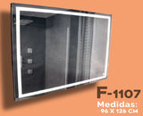 ESPEJO LINEA LED/TACTO 96X1.26 (F-1107) CLARO ESPEJOS