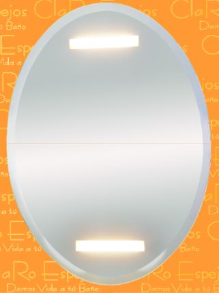 ESPEJO 63X88 C/BARRA DE LUZ LED (N-62) CLARO ESPEJOS
