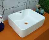 OVALIN DE CERAMICA BLANCO RECTANGULAR 48X35 BT2141 GRYBIM
