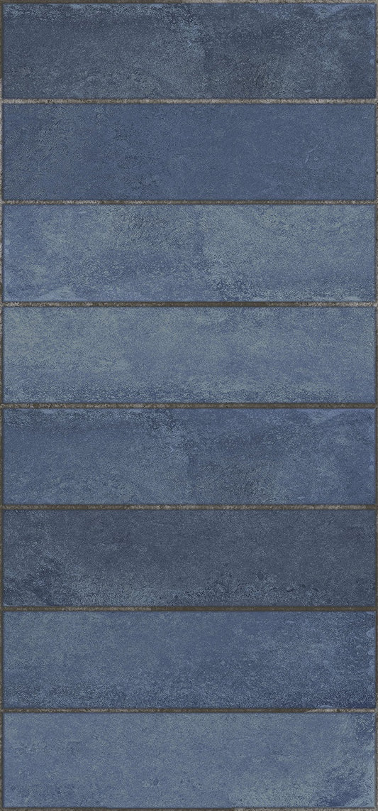 MURO MEDITERRANEO AZUL 28X60 2A  10PZA  1.68MT2 (521424411124032)VITROMEX