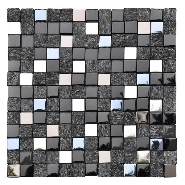 MALLA CUBIK BLACK (30X30)INTERMATEX