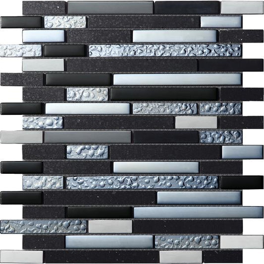 MALLA QUARTZ BLACK (30X30)INTERMATEX