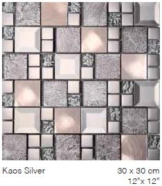 MALLA KAOS SILVER 30X30 CM (M-KAOSSILVER) INTERMATEX