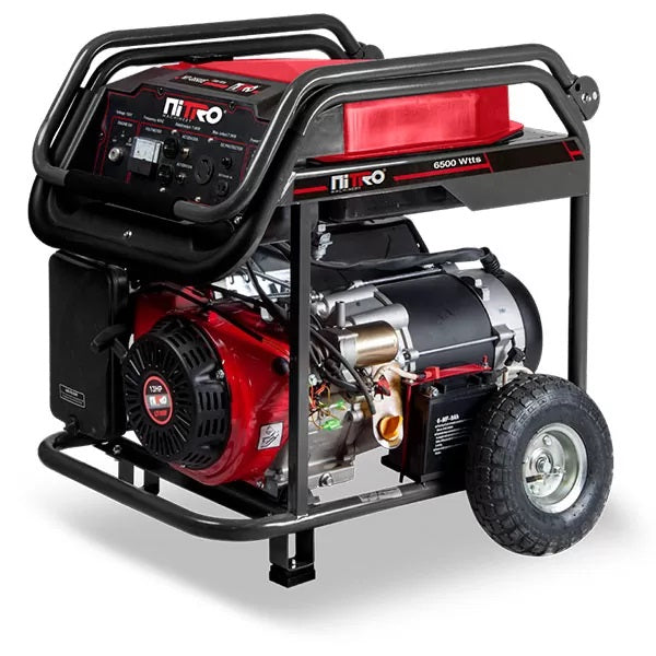 GENERADOR 6500 XPT A GASOLINA 13HP CON RUEDAS (GLW-6500XPT) LAW&GARD