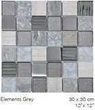 MALLA ELEMENTS GREY 30X30 CM (M-ELEMEGREY) INTERMATEX