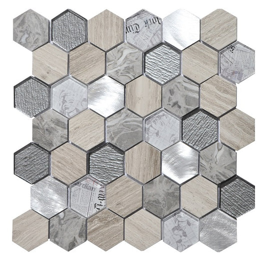 MALLA TOUR GREY (30X30)INTERMATEX