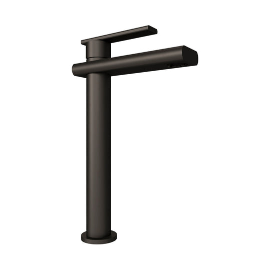 MONOMANDO DE LAVABO ALTO CONTRA/PUSH PREMIER ÉBANO (EP-938-EB) HELVEX